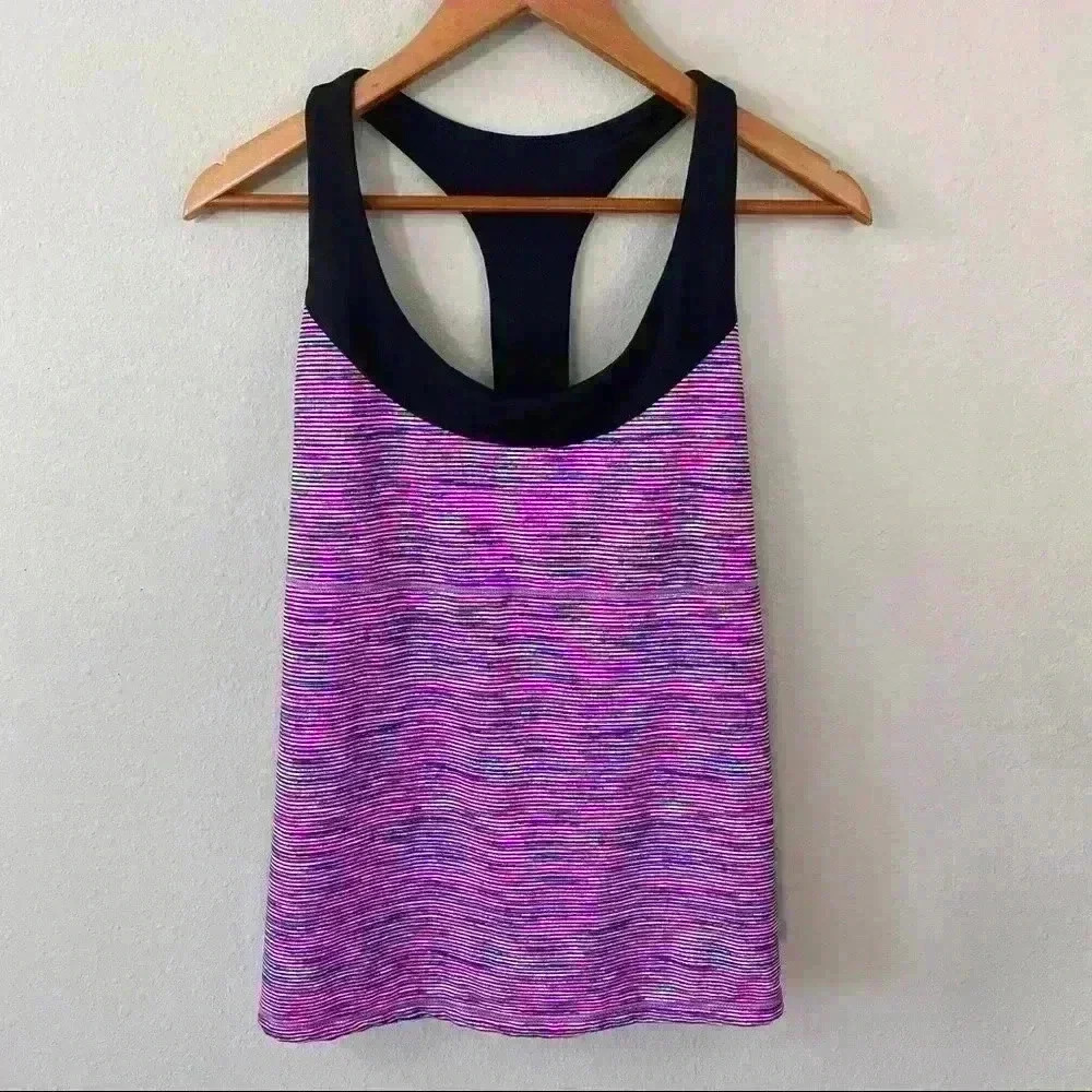 Ideology striped active top